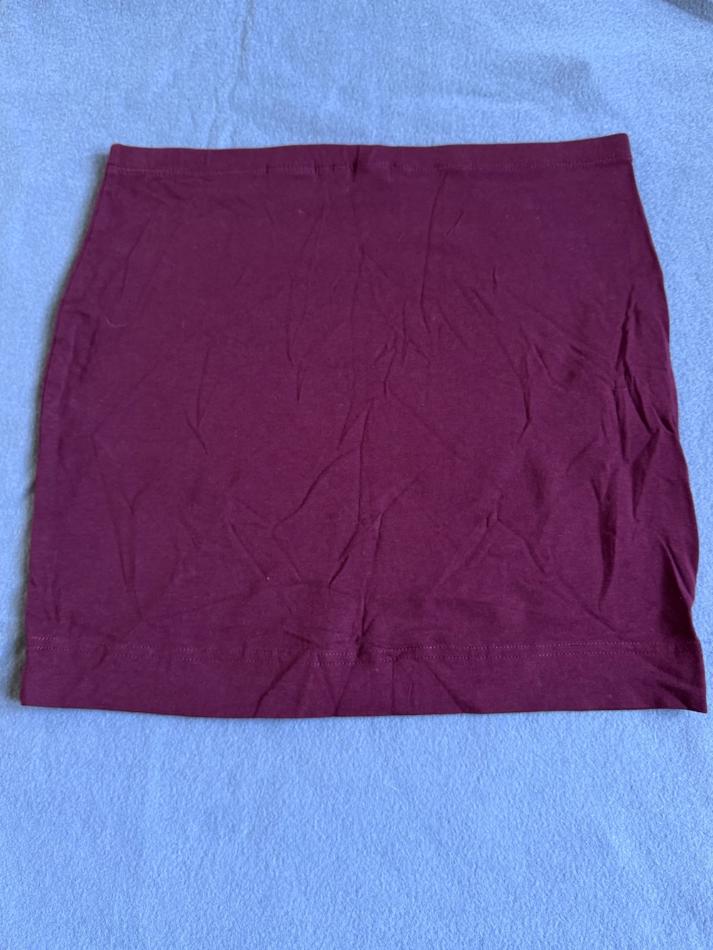 Burgundy Mini Skirt